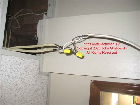 extend wires without junction box|splicing romex without a box.